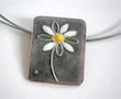 daisy enamel necklace