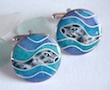 seal enamel cufflinks
