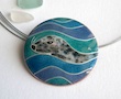 seal enamel necklace