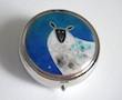 sheep enamel box