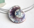 shell enamel necklace