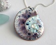 shell enamel necklace